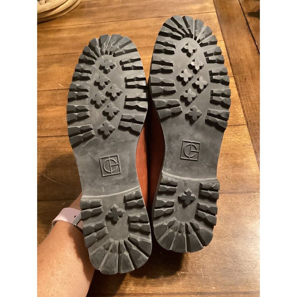 Women's Cole Haan Country Vtg 8 Shoes Brown Leather Slip On Flat Loafers D17937 - Picture 8 of 8